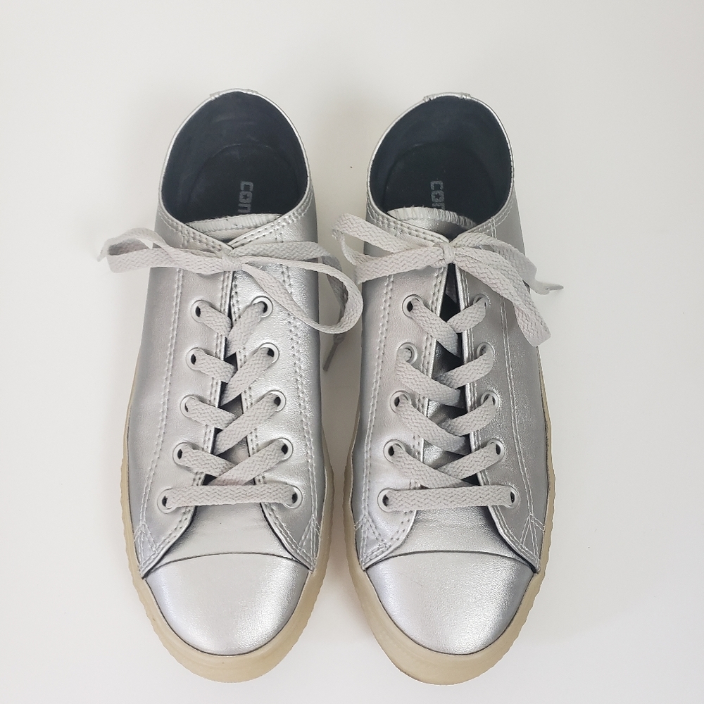 Converse Silver Sneakers 5.5